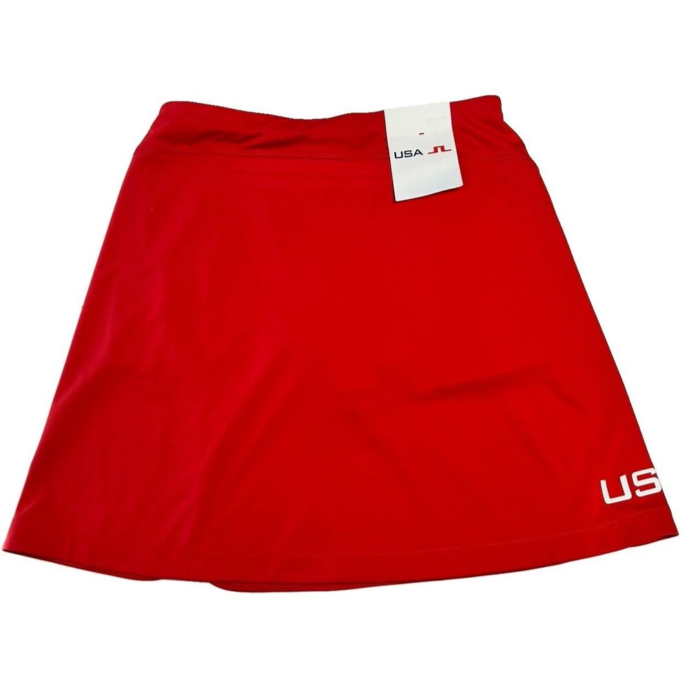 NWT J.LINDEBERG WOMEN XS TEAM USA 2024 OLYMPICS TEAM ISSUED GOLF SKORT